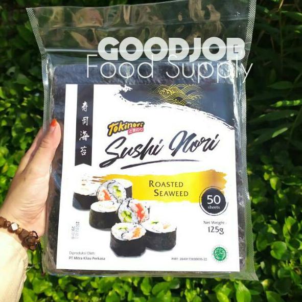 

♜ TOKINORI SUSHI HALAL 50's | Yakinori 50 Lembar | Rumput Laut untuk Sushi | Yaki Sushi Nori ™