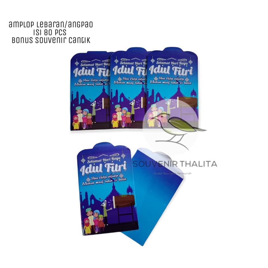 

ISI (80 PCS) AMPLOP ANGPAO LEBARAN IDUL FITRI LUCU AMPAU KARAKTER MODERN .