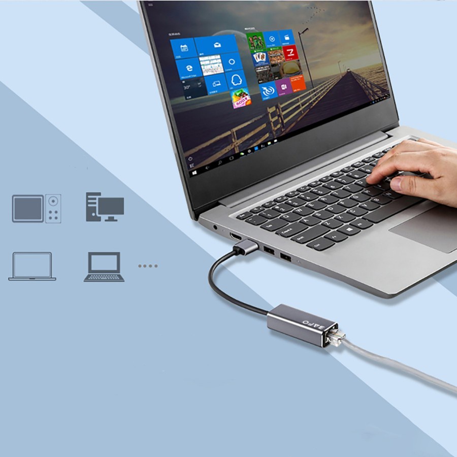 Bafo BF-B330 USB 3.0 to LAN Gigabit Ethernet Adapter 1000mbps