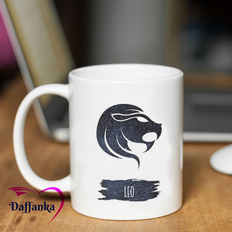 Mug Gelas Cangkir Zodiak Leo