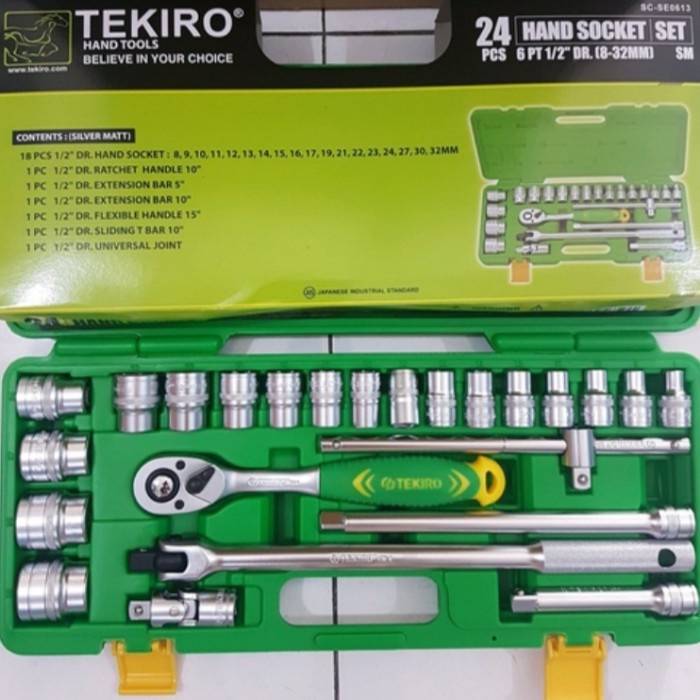 Terlaris Kunci Sock Set 24Pcs 8-32 Tekiro