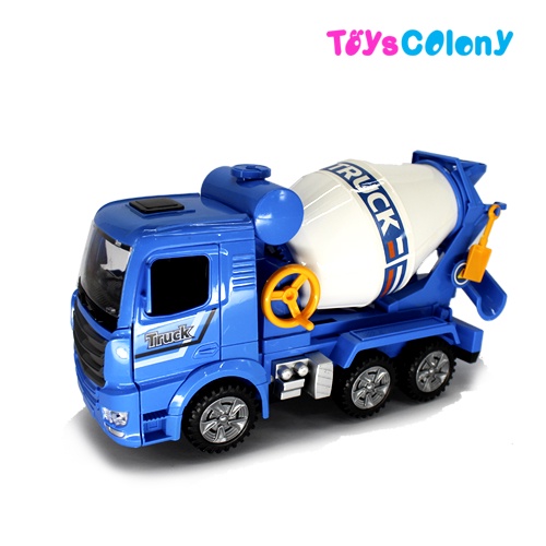 Mobil Truk Tanah Bump And Go - Mainan Mixer Truck Baterai