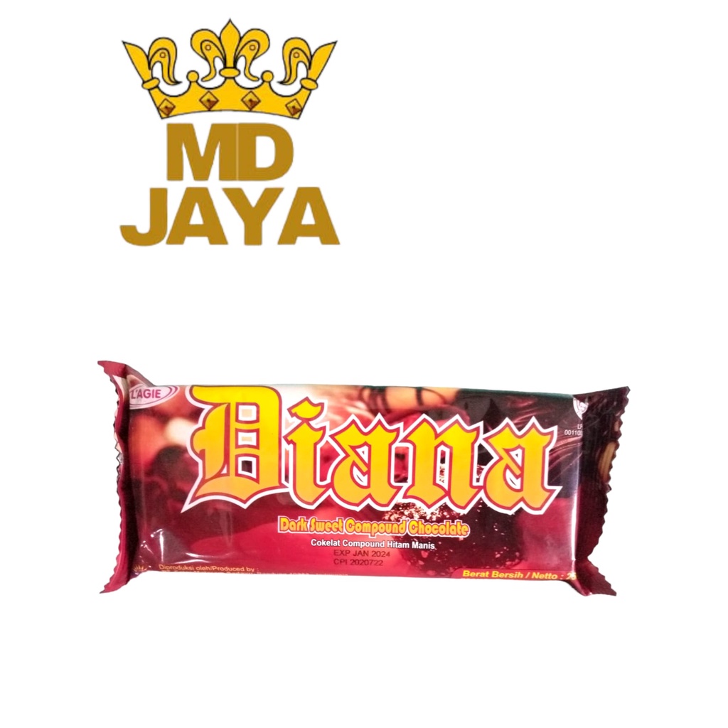 

Coklat Cokelat Lagie Diana 250gr Dark Sweet Compound