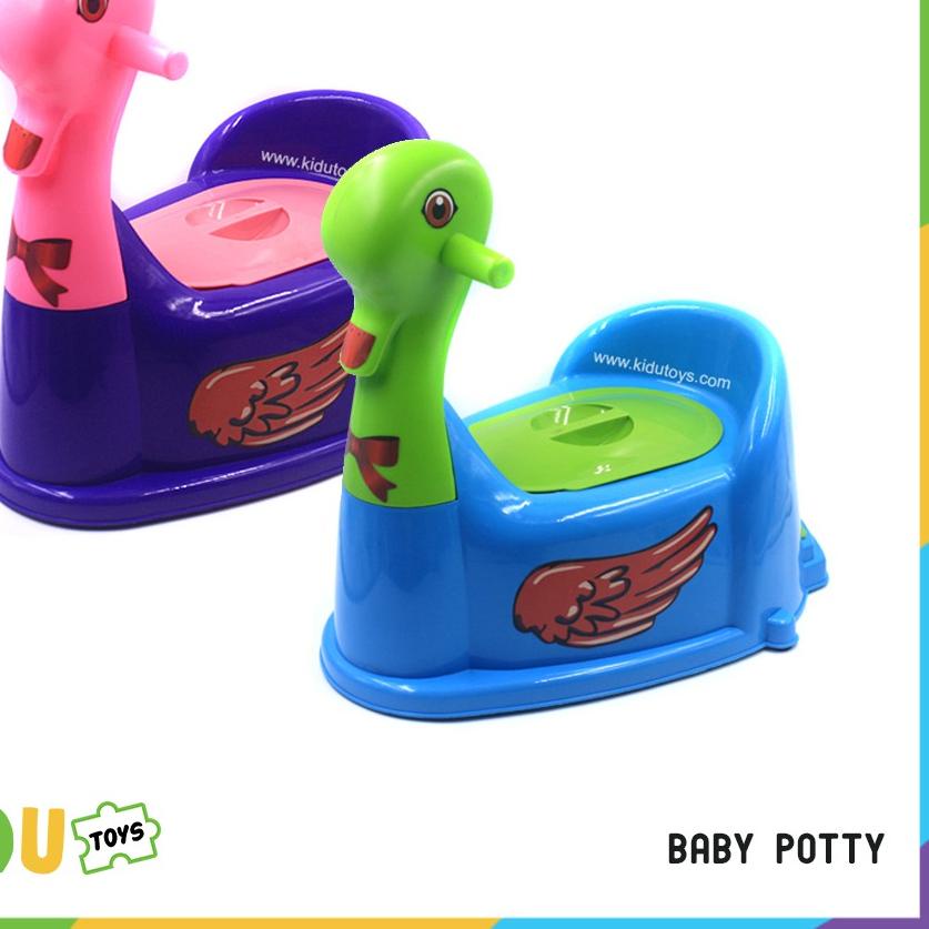 ✽ Tempat Belajar Buang Air Baby Potty Training Anak Portable Potty Training WC jongkok duduk Kidu To