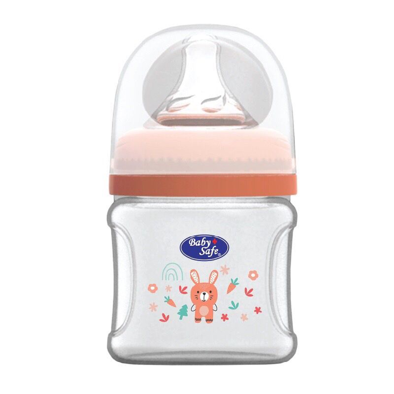 BABY SAFE bottle botol susu wide neck WN07 120ml WN08 250ml - Botol Susu Bayi / Leher Dot Lebar