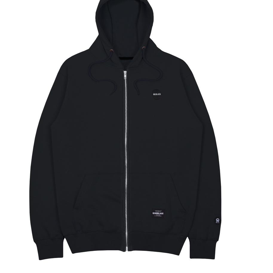❁ Dobujack Blank Black Hoodie ➦