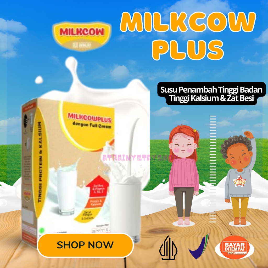 MILKCOW PLUS SUSU PENINGGI BADAN 100% AMPUH TANPA EFEK SAMPING