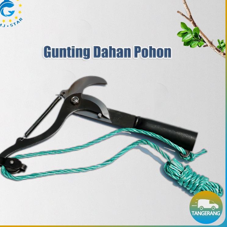 ☉ Gunting Dahan Pohon/Tree Pruner/Gunting Dahan Tarik/Gunting Tali Gergaji Pohon Anti Karat ✹