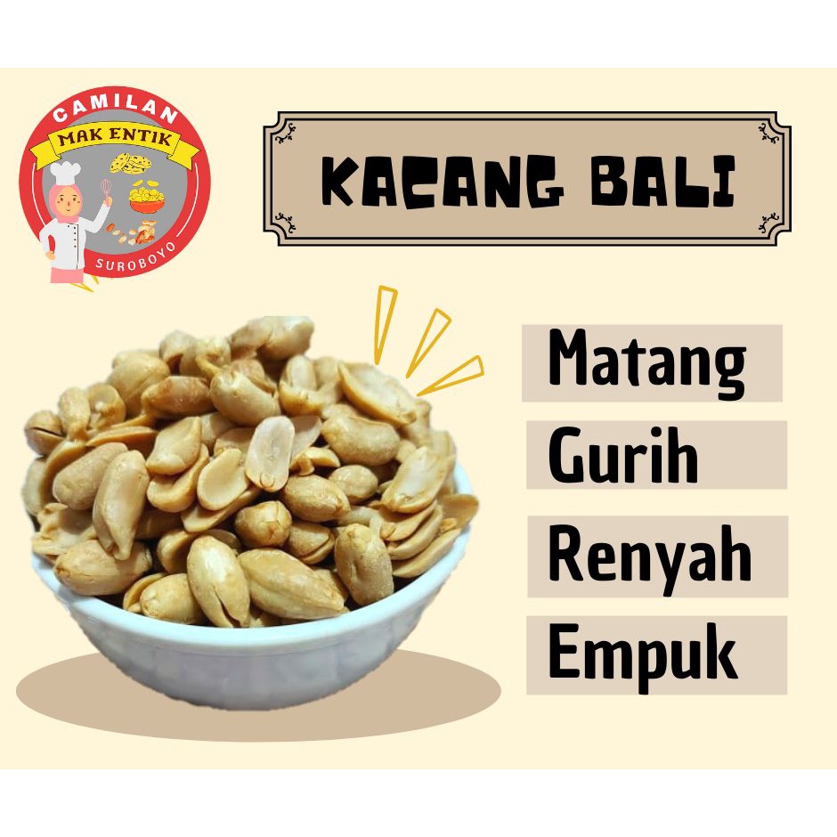 

Kacang Bali Goreng Kacang Goreng Bali 250gr Gurih Renyah