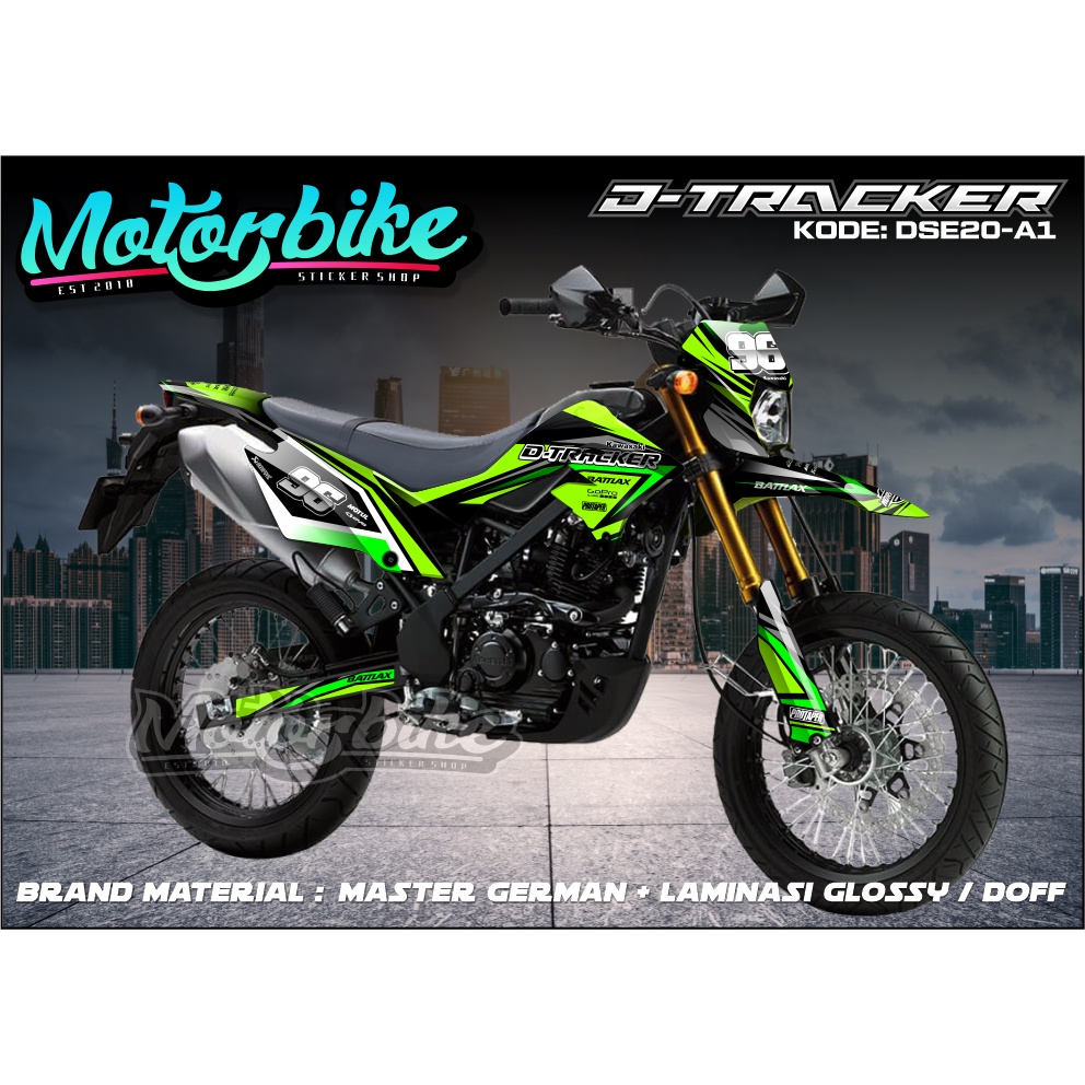 Decal Sticker Dtracker Fullbody / Decal KLX Dtracker 150 SE / Stiker Motor Cross