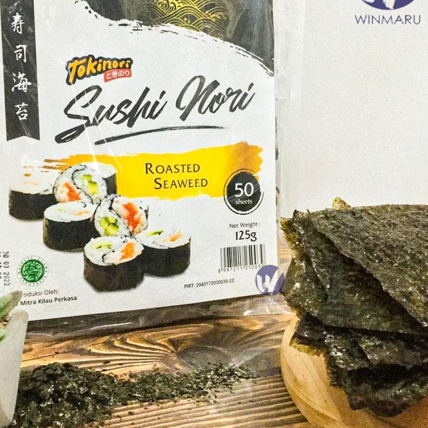 

♤ Tokinori Sushi Nori Seaweed Rumput Laut 50 sheets/lembar ▲
