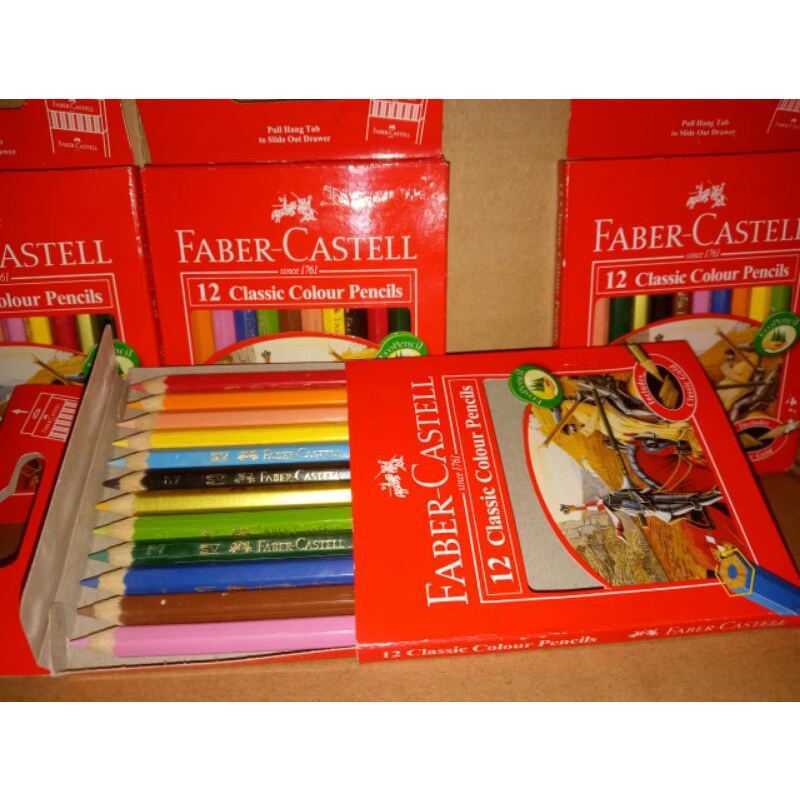 

Pensil Warna Faber Castell 12 pendek