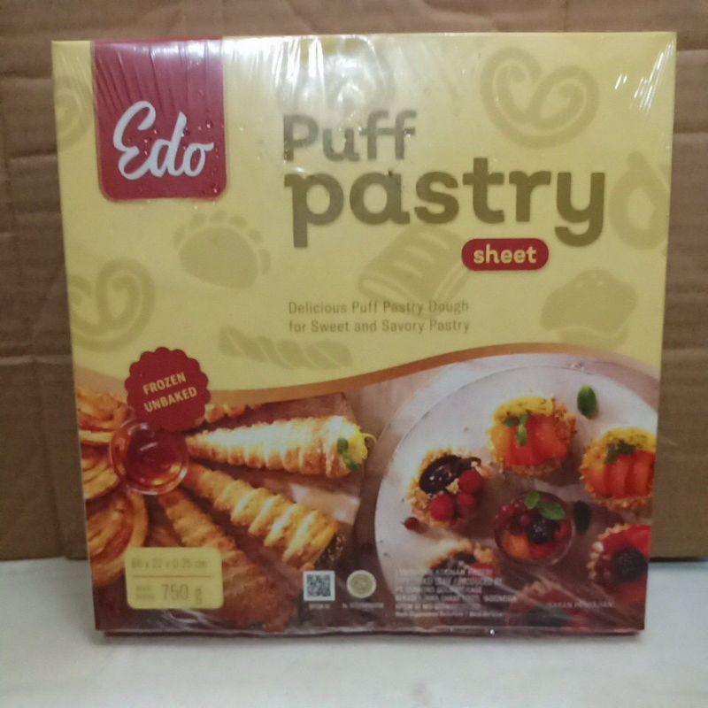 

Puff Pastry Sheets Edo 750 gr