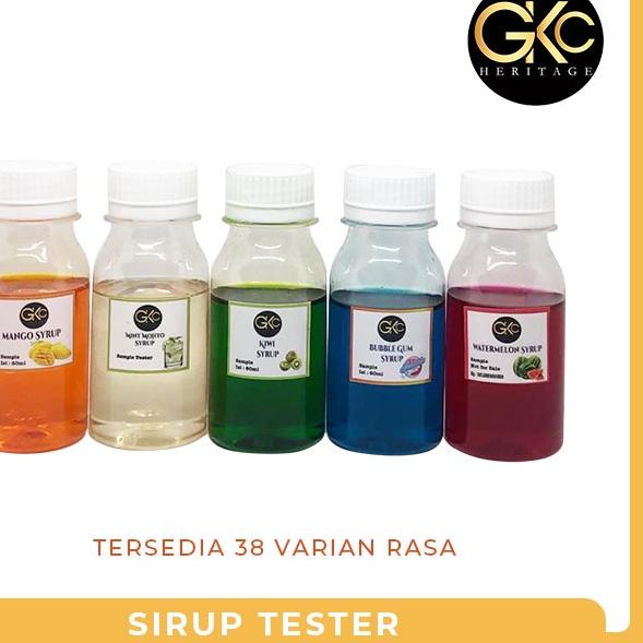 

✨12.12✨ COD Paket Tester / Sample Sirup 5 botol GKC Heritage @ 60ml !!