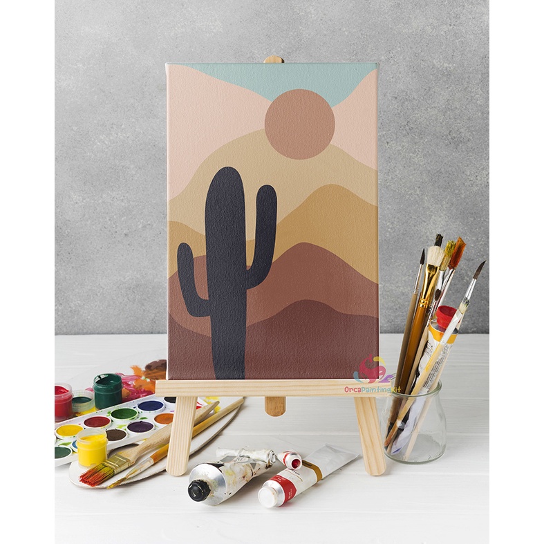 

Paint By Number Kit Summer & Sun Series Orca Indonesia Kanvas 20 x 30 cm