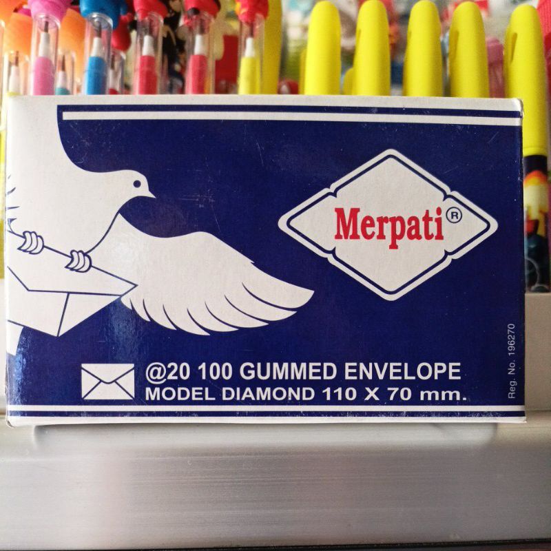 

Amplop Kecil Merpati isi 100