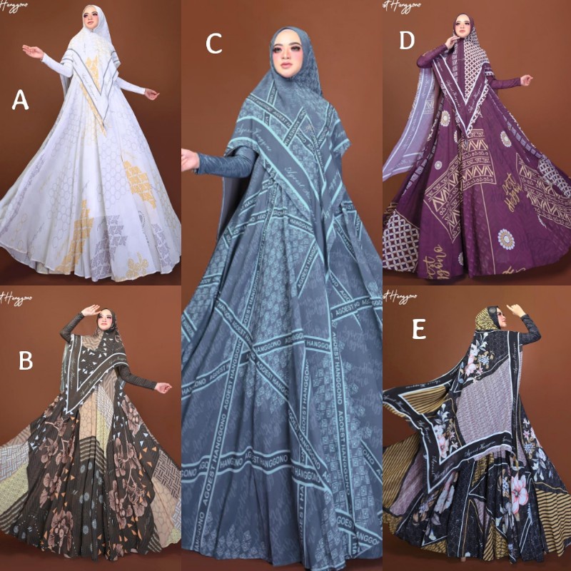 ELEANOR 2 by AGOEST HANGGONO (Gamis syari, gamis pesta, gamis set, dress pesta, gamis simple, gamis 