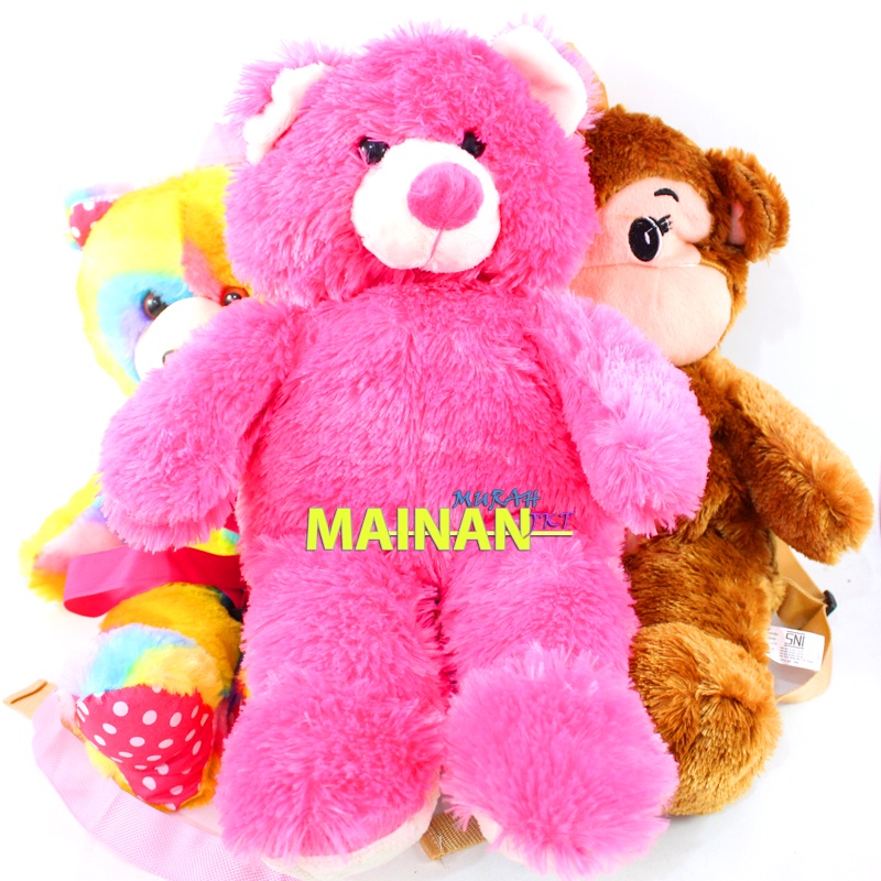 MAINANKEI BONEKA TAS RANSEL ANAK KARAKTER ANIMAL LUCU TAS ANAK TK SD PAUD BONEKA KARAKTER