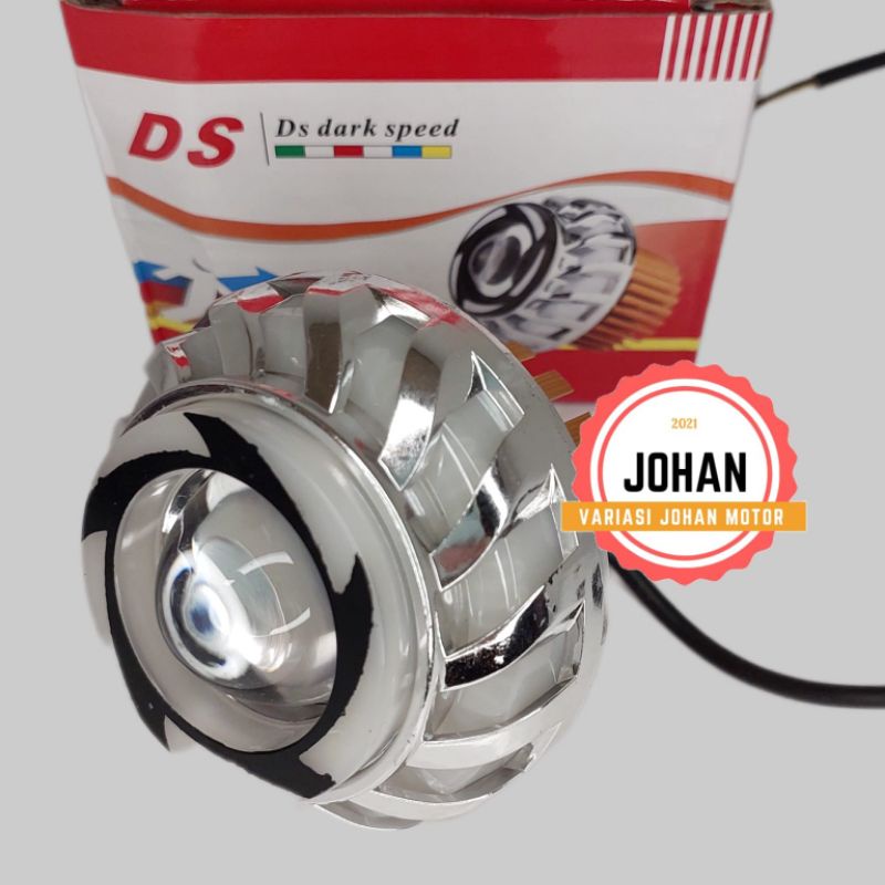 Lampu LED projie mini 2.5 inch rainbow motor tornado Lampu depan projie mini lampu utama projie bula