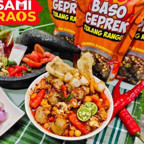 

Di⚡kon !! Baso geprek tulang Rangu samiraos