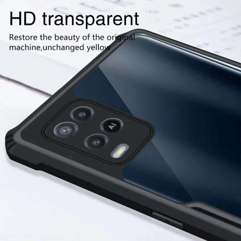 Case IPACKY Transparant OPPO A78 A58 A77s A57-2022 A76 A74 A55 A54 A53 Softcase Side Black-Hitam/Gelap Crack Armor Airbag Anti Fall/Hardcase Transparant-Transparent- Bening Clear CASING-Soft Case/ipaky Hard TPU Plus 4G 5G NEW Fuze Acrylic 5G 4G A77 s A 78