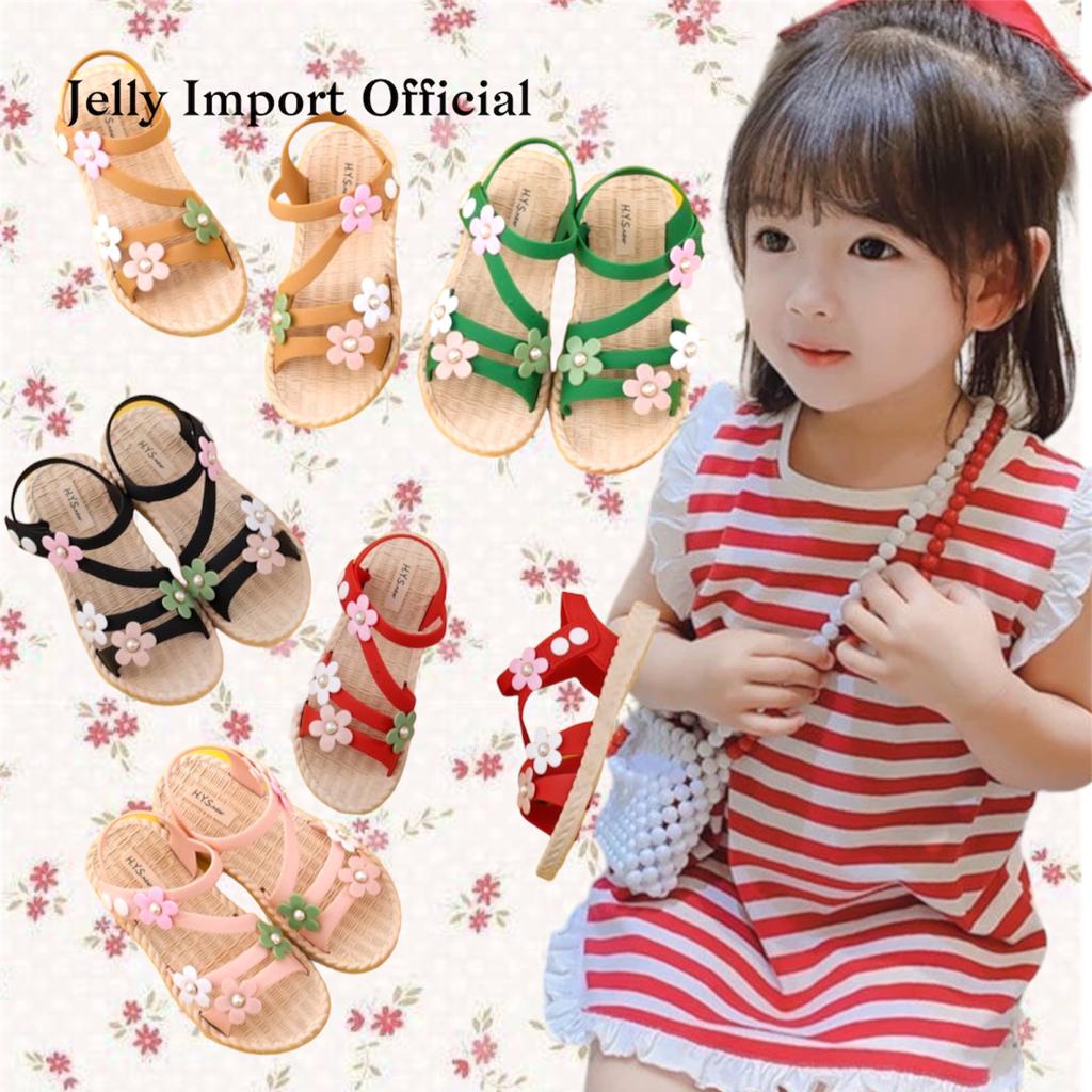 Sandal Anak Perempuan Import ELISIA 8829 Bahan Karet Model Lucu 1-10 Tahun Import