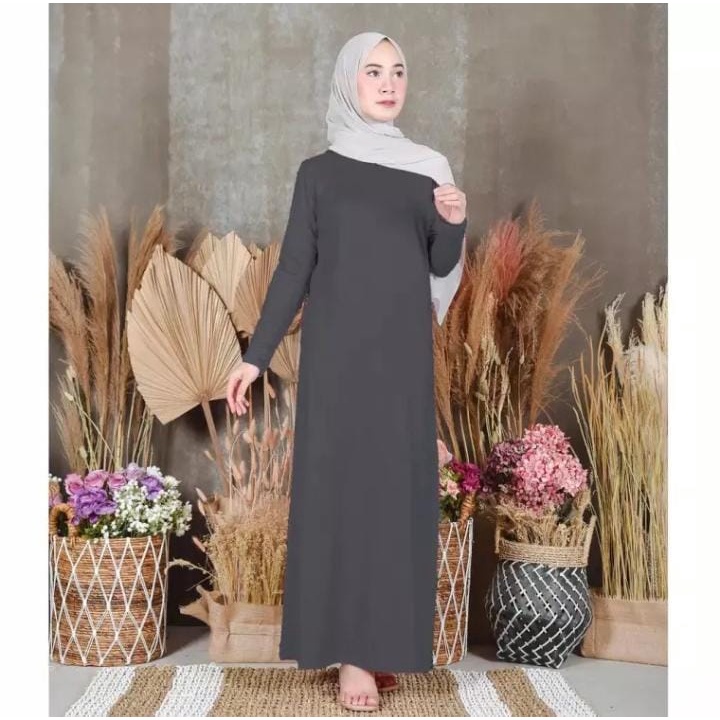 Gamis Manset Dalaman Kaftan / Inner Brukat Kebaya / Spandek Polos Fit XXL