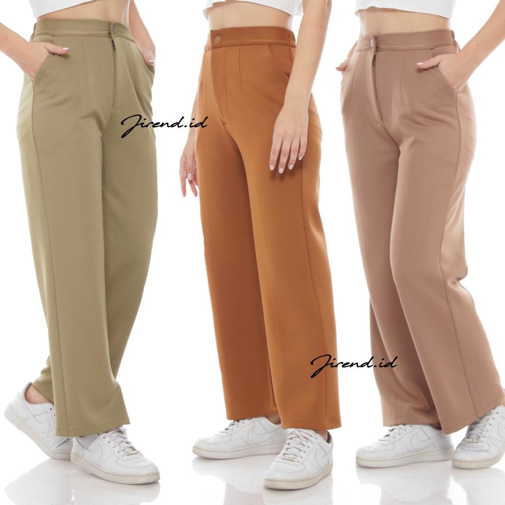 READY CELANA KULOT HIGHWAITS SCUBA KANCING RESLETING/ KULOT HIGHWAIST PANJANG SCUBA PREMIUM