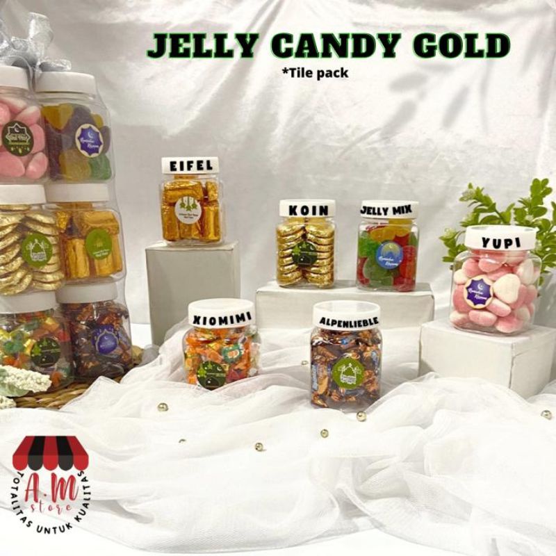 

Hampers/Parcel Jelly Candy Gold