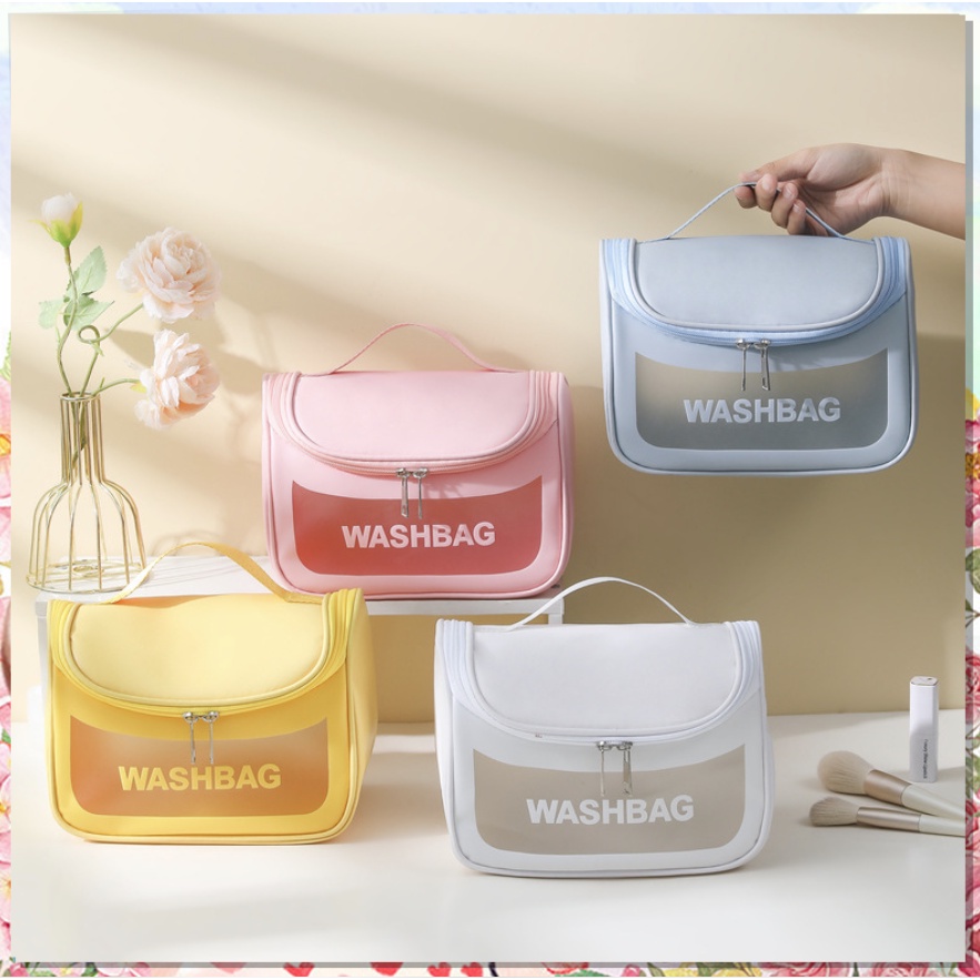 Simple Pouch Transparant make up pouch lucu pouch Traveling / Travel Cosmetic Multi Pouch