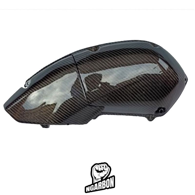 COVER FILTER AEROX 155 OLD CARBON KEVLAR