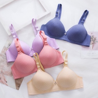 GO!BR1141 BH Renda Wanita Push Up Seksi Seamless Sexy Full Cup Tanpa Kawat Tali Adjust motif