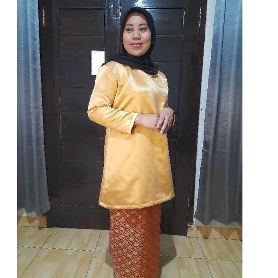 Model Baru Baju Kurung Melayu Wanita Bahan Tafeta paling murah 693➜