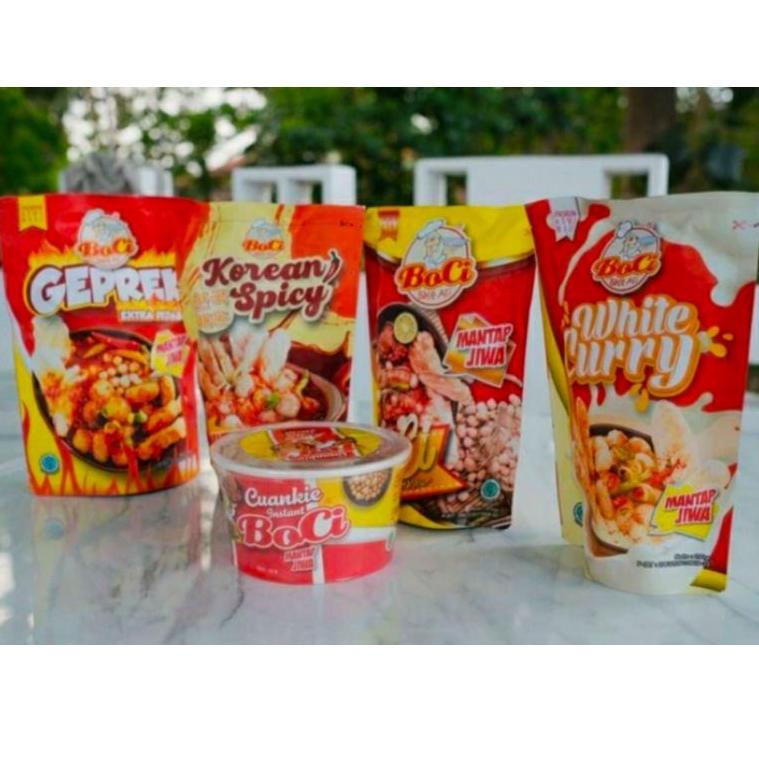 

❤[PROMO ⚡ALE!!!]❤ Boci - Baso Aci Original - Geprek - Curry - Korean - Cuankie Mantap Jiwa