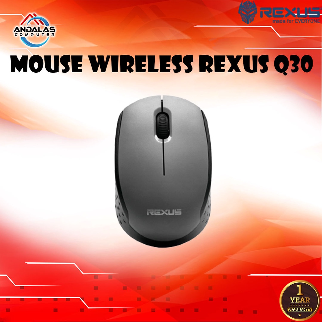 MOUSE WIRELESS REXUS Q30 OFFICE DONGLE LAPTOP KOMPUTER