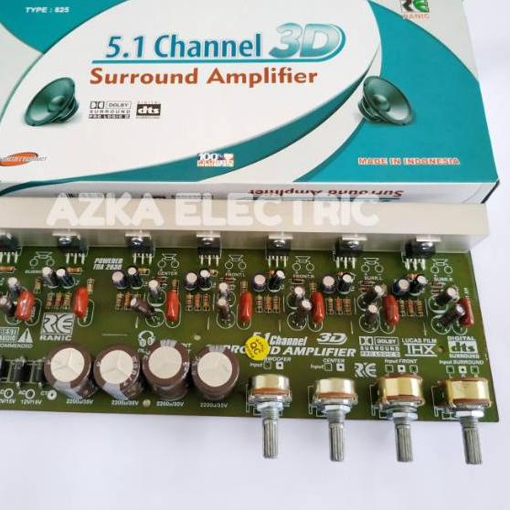 ♀ Kit Power Amplifier Aktif 5.1 Surround 3D ➷