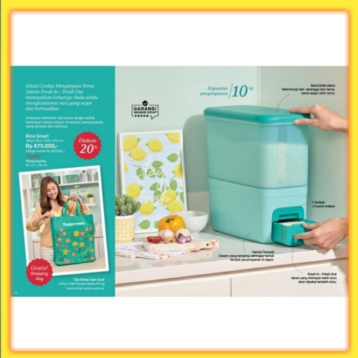 rice smart 10kg tupperware promo tempat beras