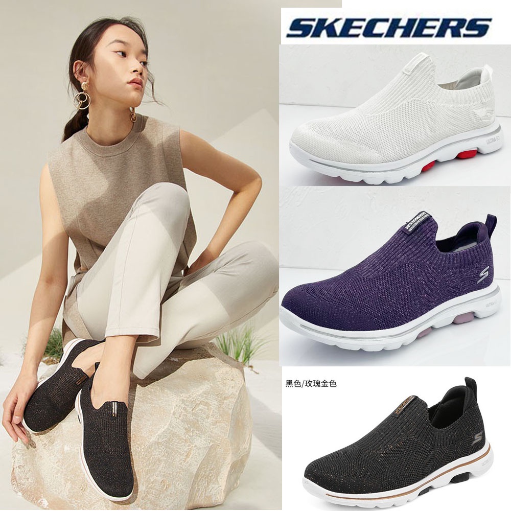 Sepatu SKECHERS sneakers wanita tanpa shoes wanita slip sepatu kasual lari