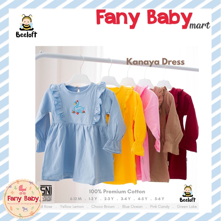 BEELOFT KANAYA DRESS ANAK PEREMPUAN