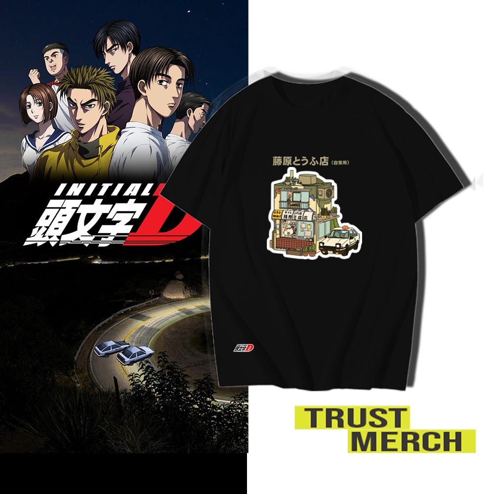 Kaos Baju Initial D Takumi Fujiwara Ae86 Unisex
