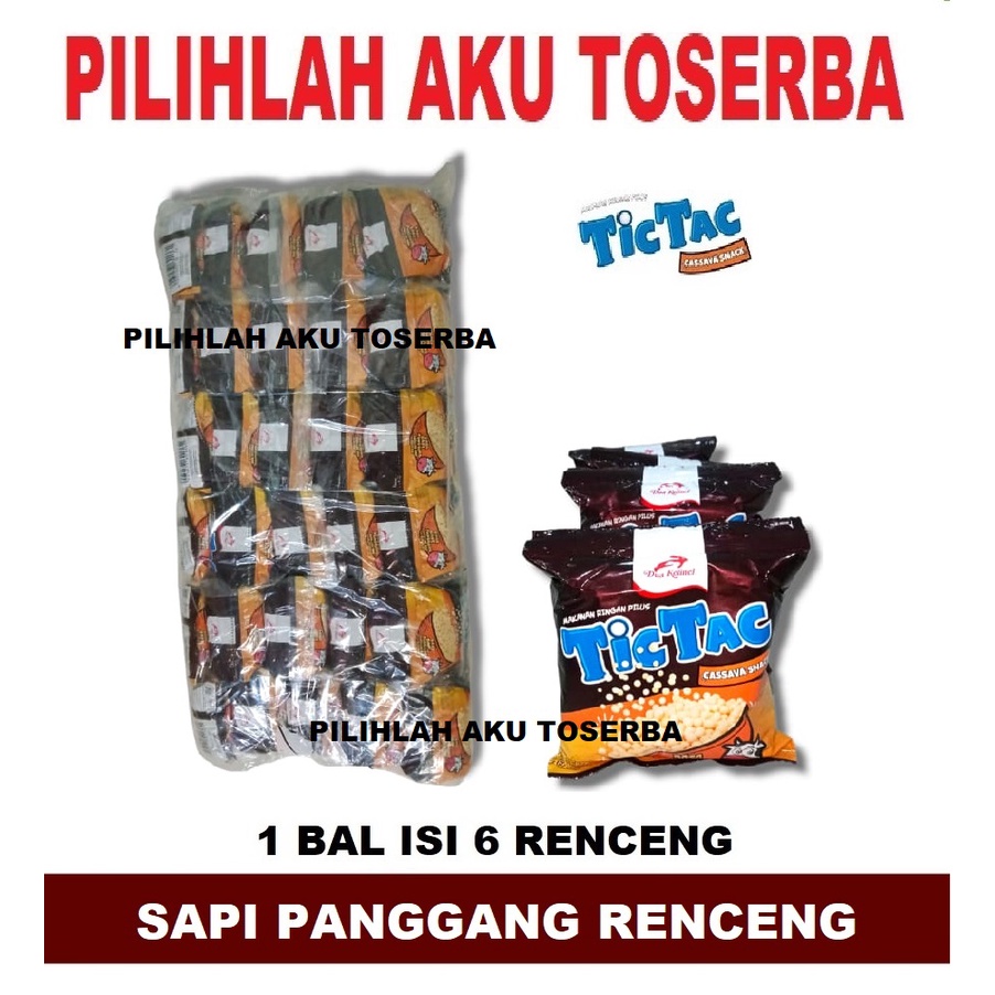 

TIC TAC SAPI PANGGANG RENCENG - ( HARGA 1 BAL )