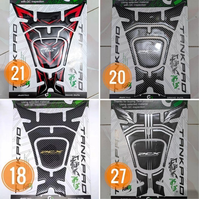 FREE ONGKIR AKSESORIS HONDA PCX 150 DECKPAD TANKPAD STICKER STIKER TIMBUL MOTOR FREE ONGKIR