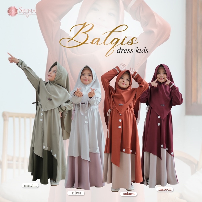 SEENA MODESTY || BALQIS DRESS KIDS