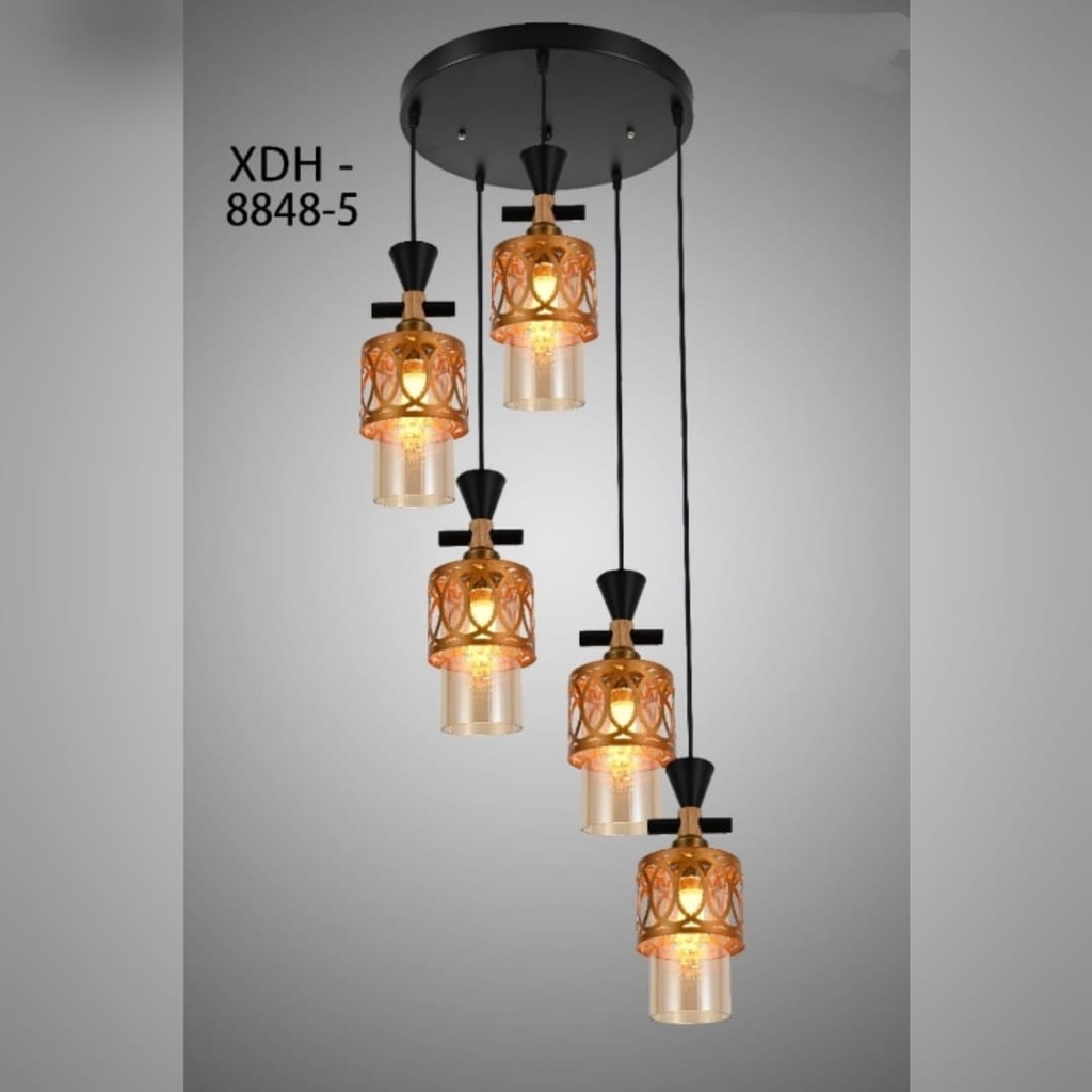 SL8848-5 LAMPU GANTUNG HIAS VOID TANGGA MINIMALIS PENDANT LAMP