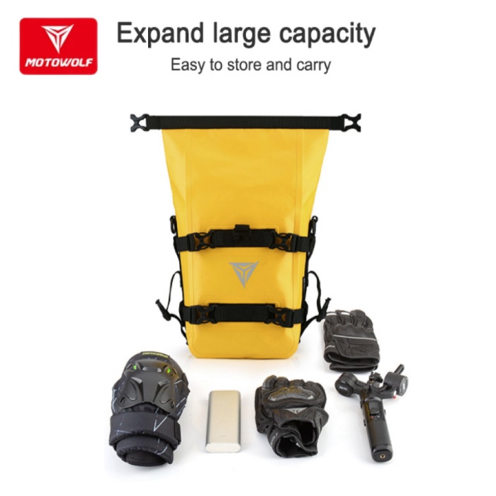 Crashbar Bag Motowolf Tas Side Bag Motor Waterproof Multifungsi