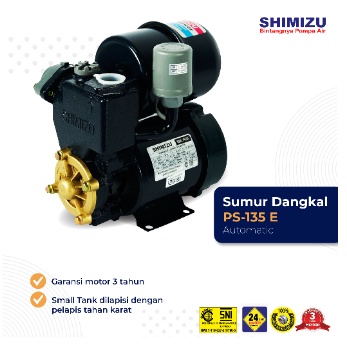 Shimizu PS 135 E Pompa Otomatis Sumur Dangkal