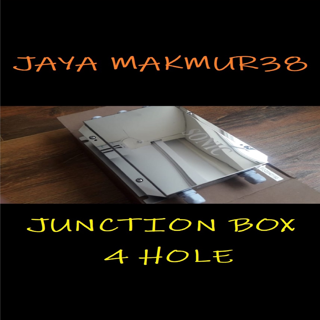 Junction box 4 hole stainless steel