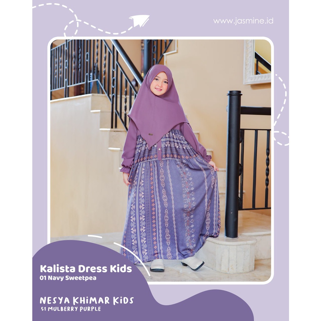 GAMIS ANAK MOTIF | KALISTA DRESS ONLY KIDS BY JASMINE LIDIA HADIWINOTO