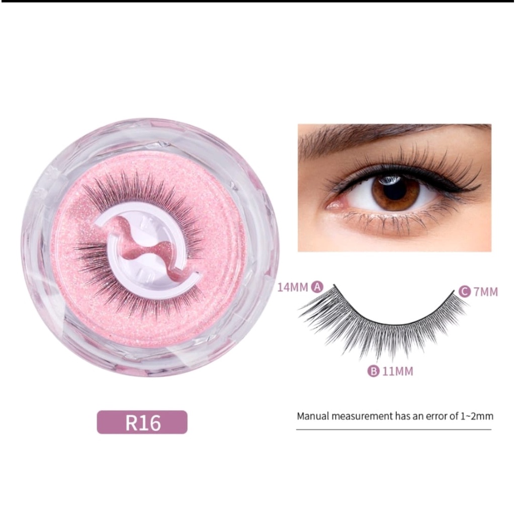 Bulu Mata Palsu Magnet Magic 3D Tanpa Lem Reusable Self Adehsive Eyelash Extention Magnetic