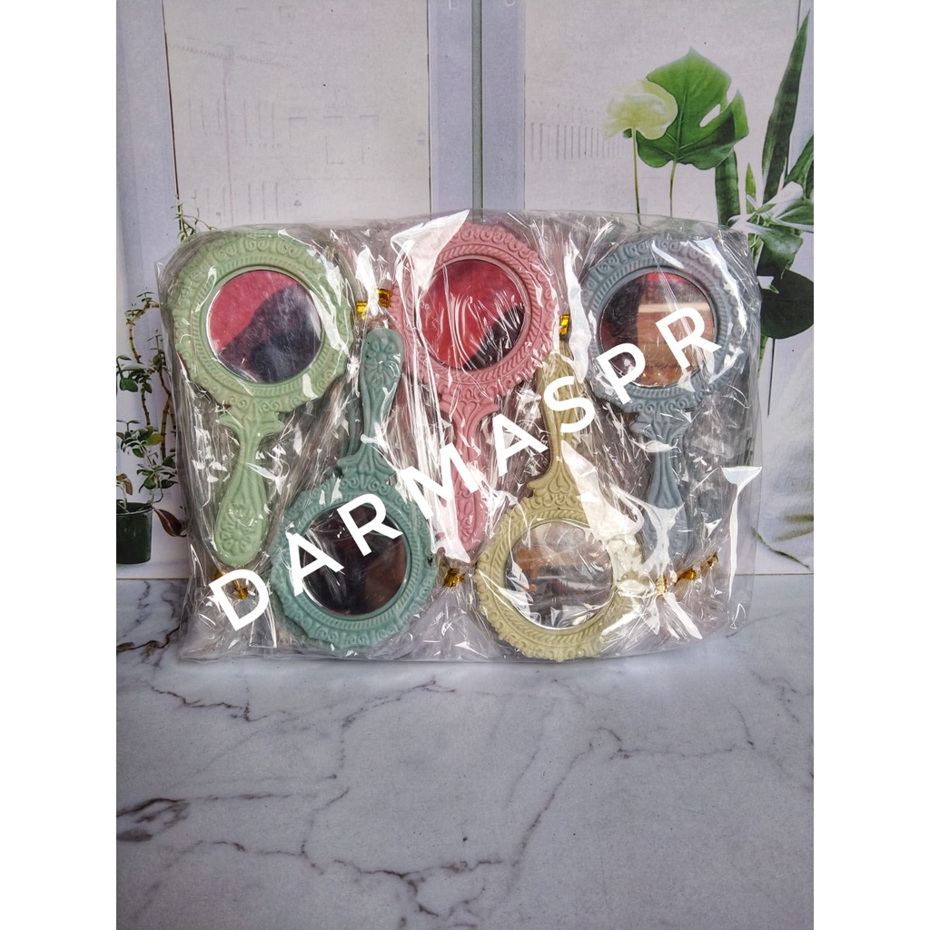 ( isi 50pcs ) KACA BULAT MAWAR WARNA KEMASAN PLASTIK TERMURAH!!!